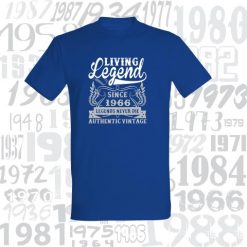 Marškinėliai gimtadienio proga Living Legend
