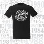 Gimtadienio marškinėliai Vintage - Limited Edition