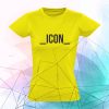 Marškinėliai su užrašu ICON