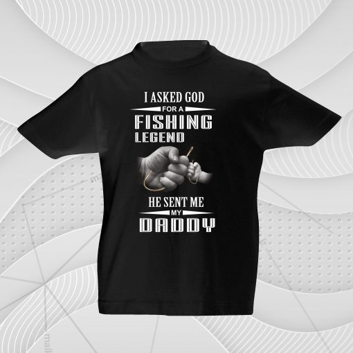Marškinėliai sūnui Fishing legend